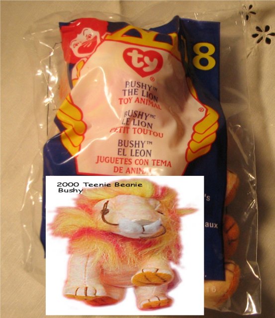 Ty Teanie Beanie Bushy the Lion