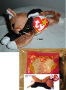 TY Beanie Baby & Teanie Beanie Pair of Cats