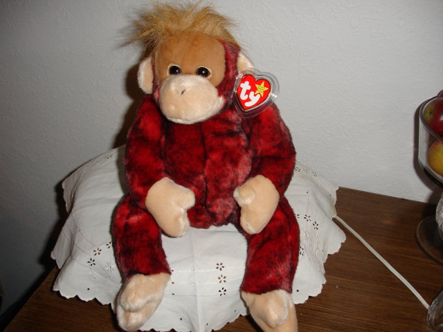 TY Beanie Buddy Monkey