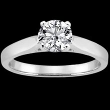 H SI1 diamond 2.51 carat solitaire ring white gold new