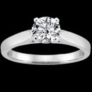 H SI1 diamond 2.51 carat solitaire ring white gold new