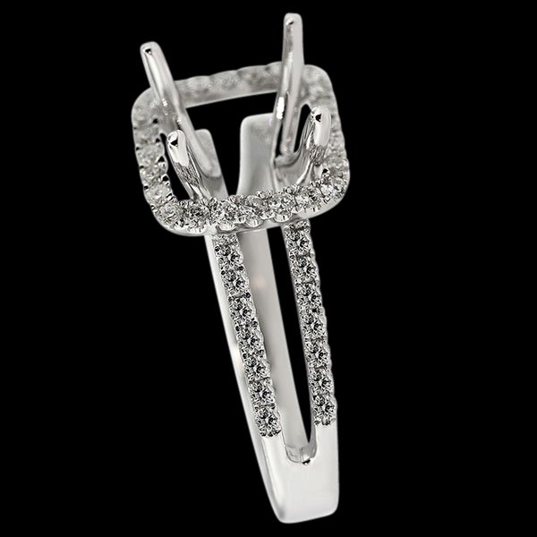 Diamonds semi mounting diamond ring 1.00 carats. semi mount ring