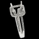 Diamonds semi mounting diamond ring 1.00 carats. semi mount ring