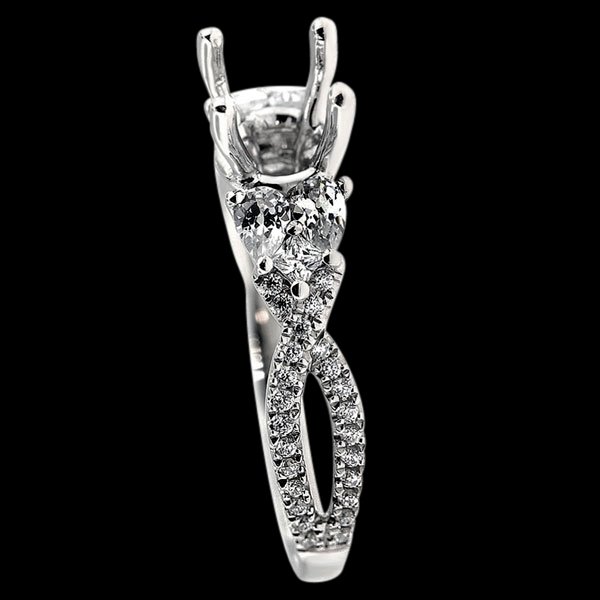 Engagement semi mount ring 1.05 carats diamond semi mounting ring