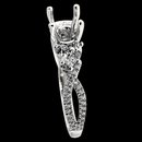 Engagement semi mount ring 1.05 carats diamond semi mounting ring
