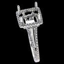 Semi mounting diamond ring 1 carat engagement ring semimounts jewelry