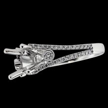 Semi mounting jewelry ring 0.75 carat diamonds semimounts white gold ring