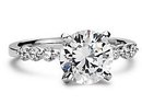 Sparkling diamonds royal engagement ring 1.31 cts.