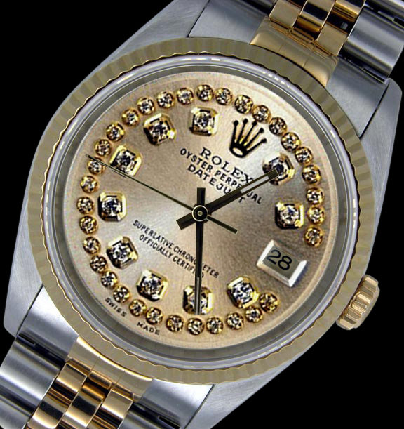Date just rolex two tone watch mens jubilee bracelet