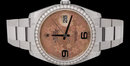 Diamond bezel rolex datejust ladies & gents watch SS