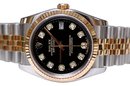 Diamond dial rolex men date just watch jubilee two tone