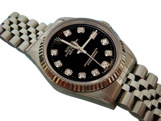 Diamond dial rolex jubilee date just watch gents