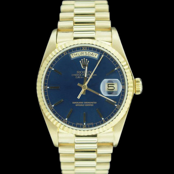Gents rolex president Day-Date watch yellow gold