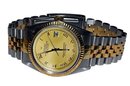 Man rolex date just watch champagne dial jubilee