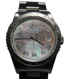 Mens datejust rolex watch rotating bezel date just