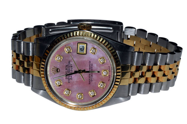 Mens two tone rolex datejust watch jubilee bracelet