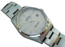 Men' s rolex datejust watch smooth bezel oyster bracelet