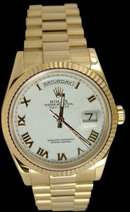 Men' s rolex president watch Day-Date yellow gold
