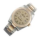Oyster bracelet rolex date just watch man two tone