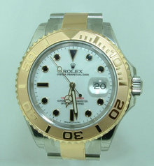 Rolex SS/18K Yacht-Master two tone watch pristine
