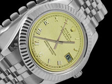 Rolex date man watch jubilee bracelet stainless steel