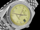 Rolex date man watch jubilee bracelet stainless steel