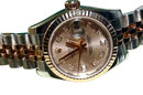 Rolex datejust ladies watch champagne diamond dial