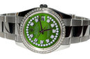 Rolex datejust mens watch diamond dial date just SS