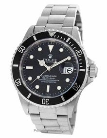 Rolex submariner watch Black bezel model oyster