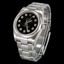 Smooth bezel ROLEX datejust men watch DIAMOND DIAL
