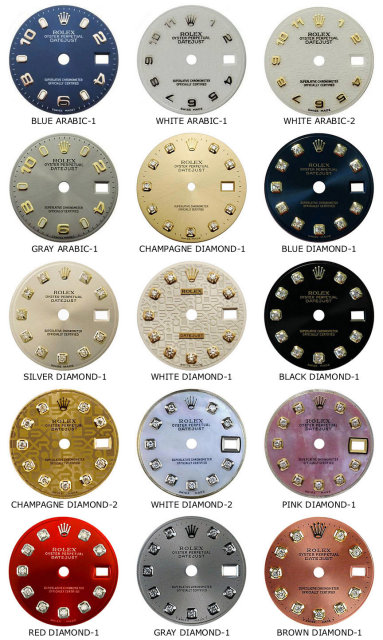 Women rolex president style watch diamond dial