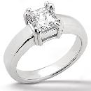 princess cut ring 0.75 Ct. sparkling DIAMOND Gold new