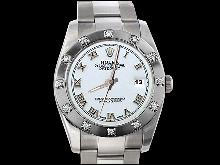 Bezel pearlmaster diamond rolex date just watch roman dial datejust