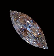 Big marquise loose diamond 2.51 carat F VS1 loose
