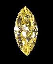 Big marquise yellow canary loose diamond 3 carats
