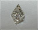 0.25 carat F VVS1 loose princess cut diamond