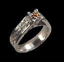 0.50 carat Brown diamond anniversary ring white gold jewelry