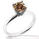 0.50 ct. champagne diamond solitaire ring jewelry gold