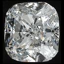 0.75 carat G SI1 sparkling loose diamond cushion cut