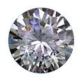 0.76 carats round brilliant diamond F VVS1