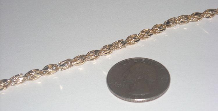 TURKISH ROPE BRACELET yellow gold 14K brand new