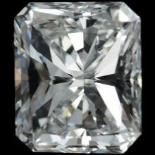 0.75 carat natural loose radiant diamond F VS1