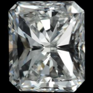 0.75 carat natural loose radiant diamond F VS1