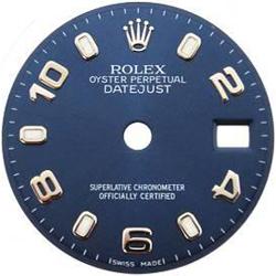 Blue Arabic dial for women rolex datejust watch dial