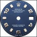 Blue Arabic dial for women rolex datejust watch dial