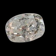Cushion cut loose diamond 0.75 carats H SI1