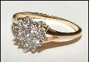 Diamonds 0.35 carats DIAMOND RING HEART STYLE gold !