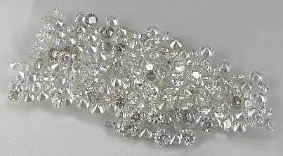 1 - 1.25 Pointer star melee G/H I2 wow round cut diamond diamond parcel 1 carat