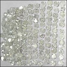 1 carat diamond parcel star melee F/G SI1 round cut 1 pointer diamond parcel