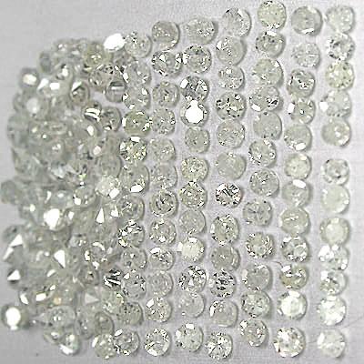 1 carat diamond parcel star melee F/G SI1 round cut 1 pointer diamond parcel